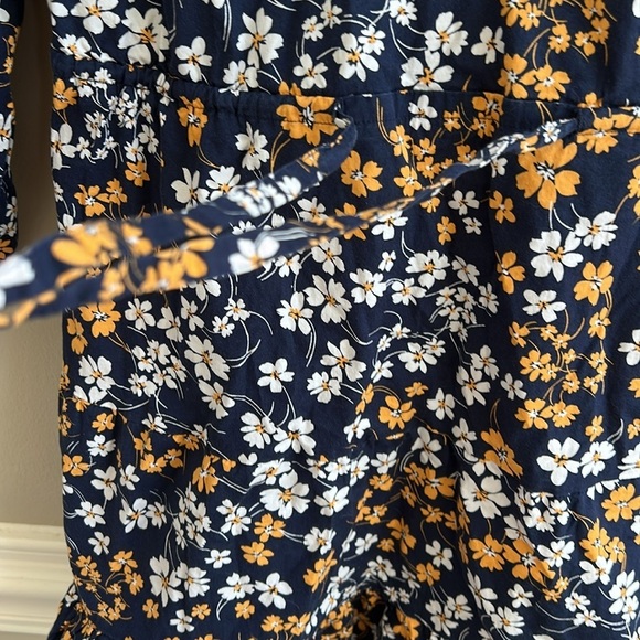 Draper James Lucinda Popover Dress Fall Fields Size XS - Picture 4 of 10